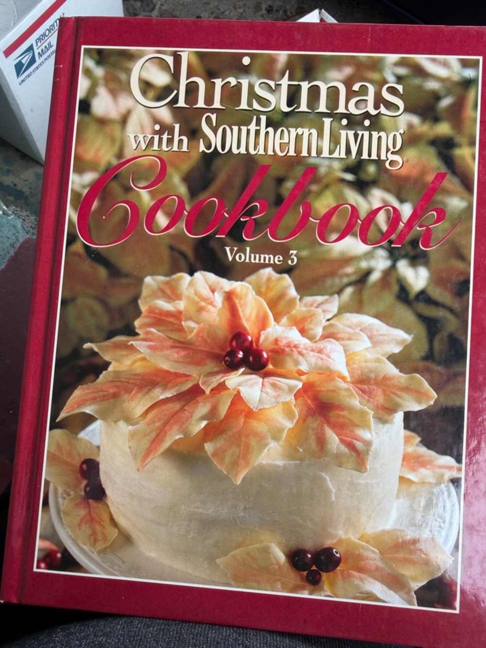 Southern Living Cookbook - Red and Cream Holiday Cover